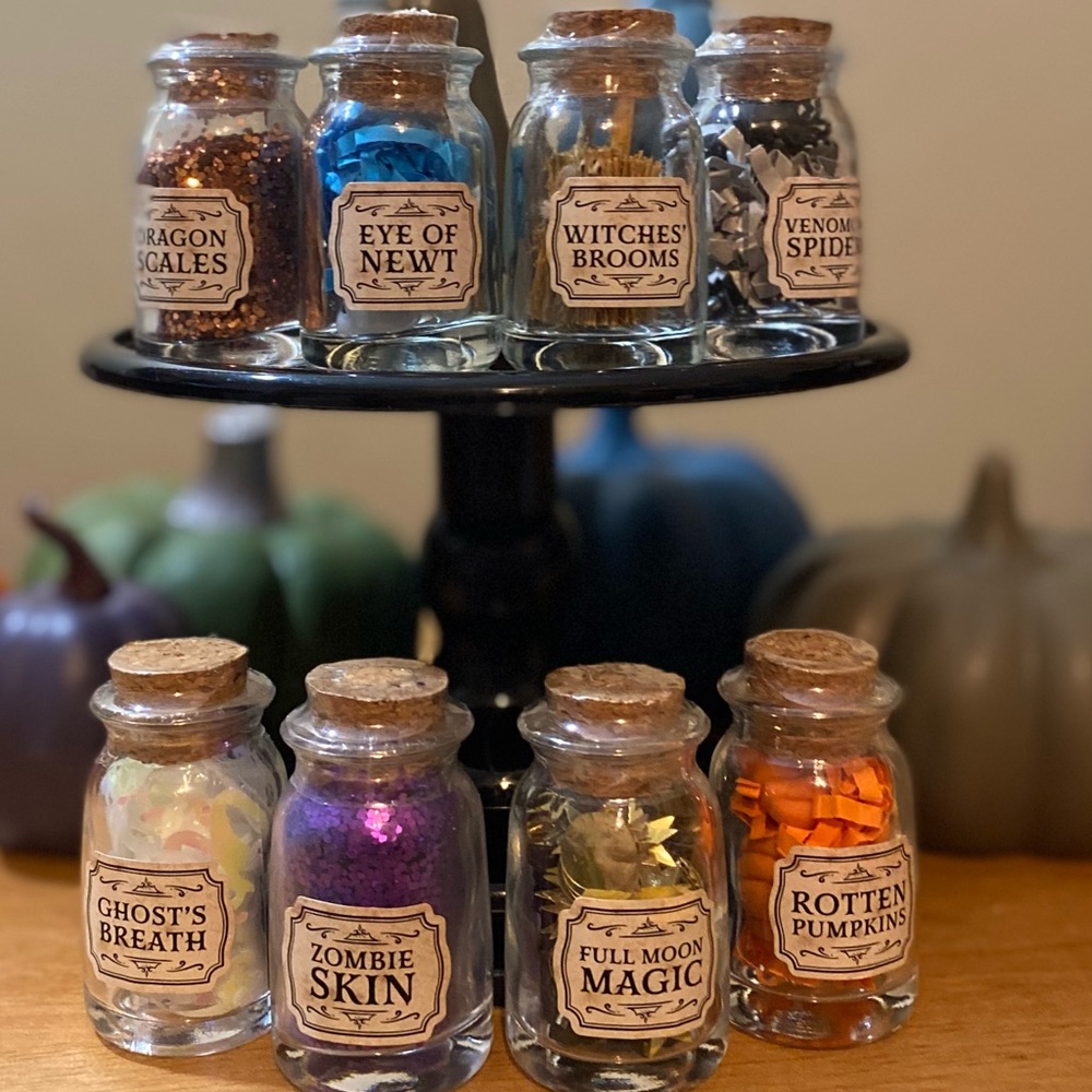 Target’s Bullseye’s Playground Halloween 2022 FULL SET of 8 Mini Potions